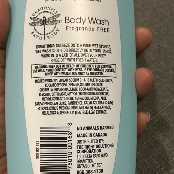 Dragonfly Bath Body, Dyes, Paraben Free Body Wash - Picture 4 of 7